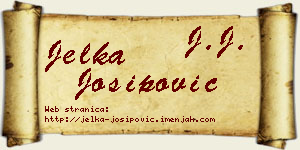 Jelka Josipović vizit kartica